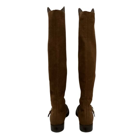 Stuart Weitzman Siella 5050 Over-the-Knee Brown Suede Leather Boots Size 8 N - Picture 11 of 16